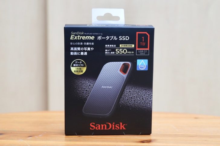 SanDisk　外付けSSD１