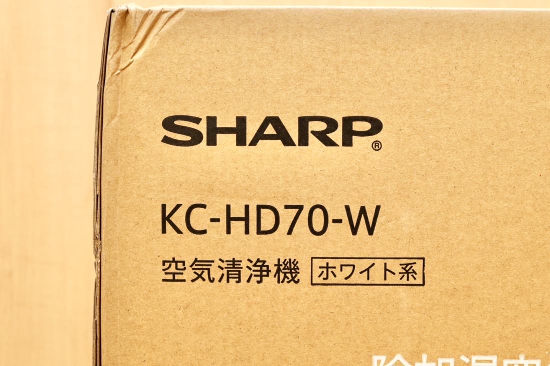 冷暖房/空調 空気清浄器 SHARPの除加湿空気清浄機 KC-HD70-Wの口コミレポート