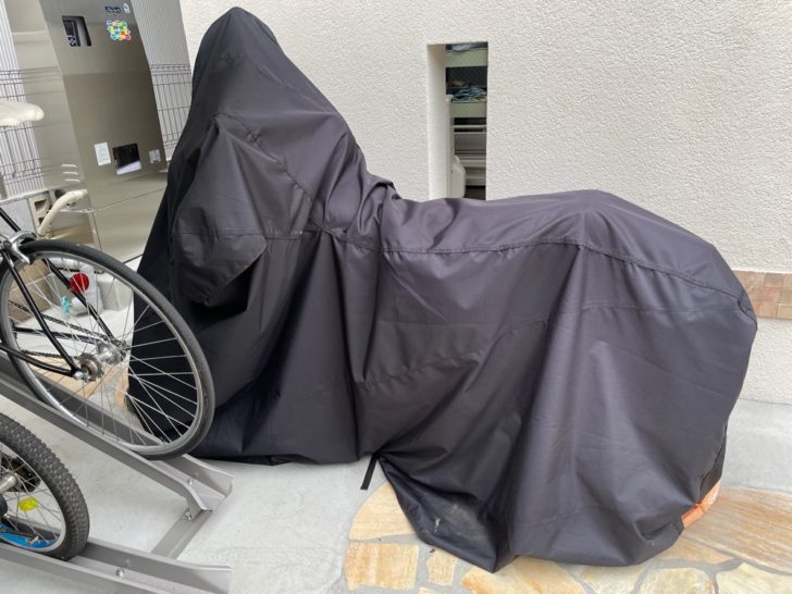 カバー おすすめ バイク PCXバイクカバーのおすすめは、耐熱の巾着型で１サイズ大き目